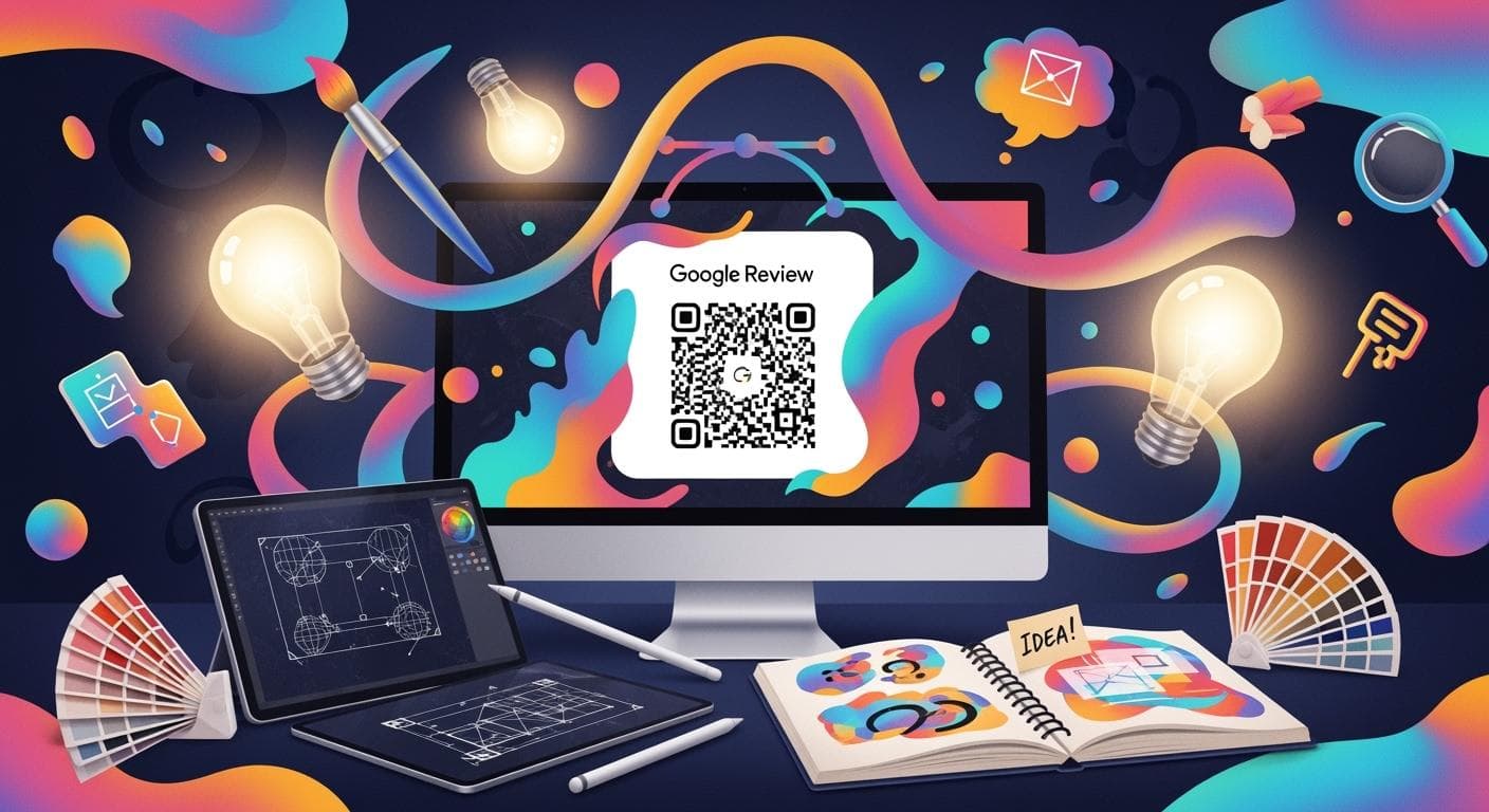 Tips for Designing Eye-Catching Google Review QR Code Templates