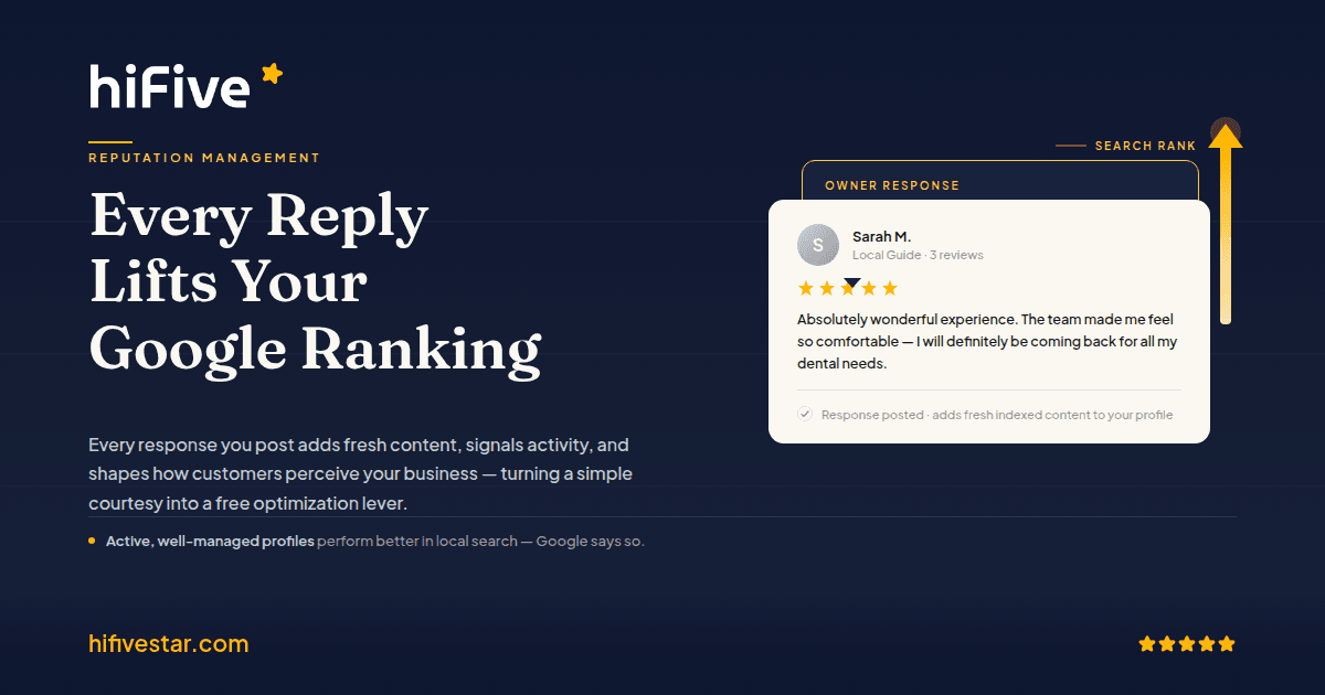 How Replying to Every Review Boosts Your Google Ranking