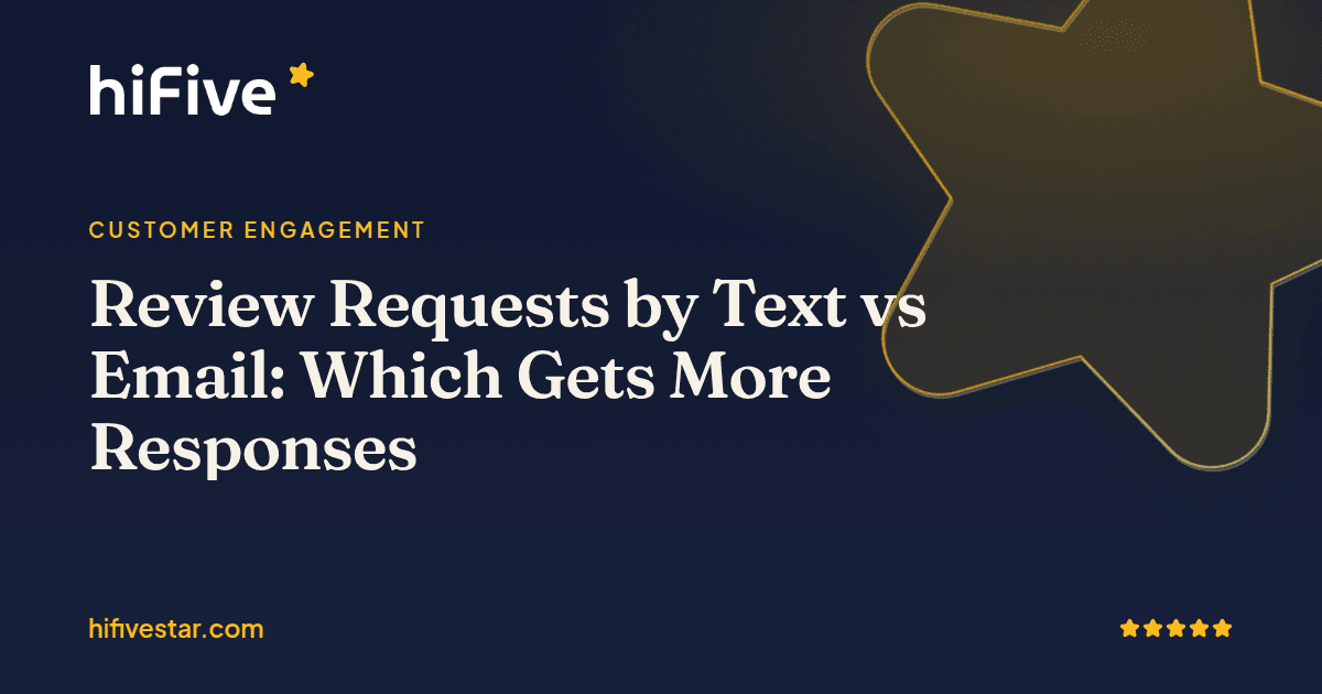 Review Requests by Text vs Email: Which Gets More Responses